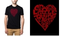 LA Pop Art Men's Premium Blend Word Art Crazy Little Thing Called Love T-shirt
